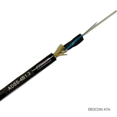 High Quality 12 24 Core Loose Tube Stranded ADSS Fiber Optic Cable