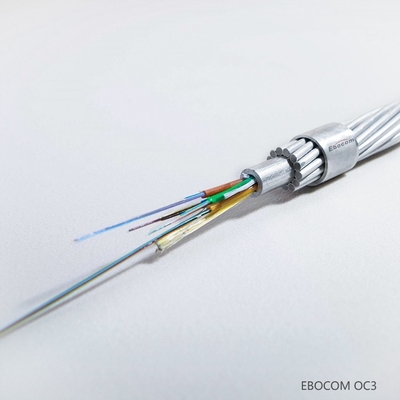 China Opgw Fiber Optic Cable Manufacturer 12 24 36 Fibers Composite Overhead Ground Wire  Price