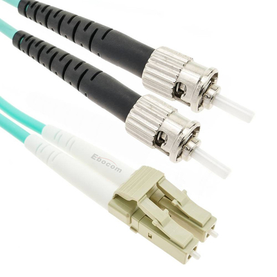 Fiber Optic Patch cord ST FC Duplex OM3 OM4 10G high speed Multimode  LSZH Jacket communication Internet