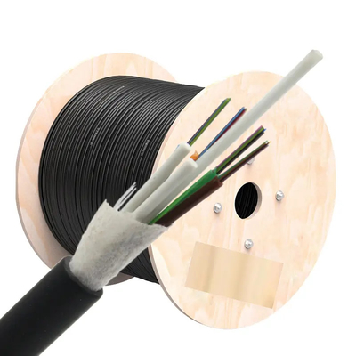 G652D Fiber Type Aerial GYFTY Optical Fiber Cable 2-144core Non-Armoured HDPE Jacket for Self Supporting