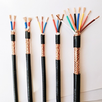 RVVP 0.3mm²~2.5mm² Double Shielded Flex Cable 2~6 Cores Security Signal Cables