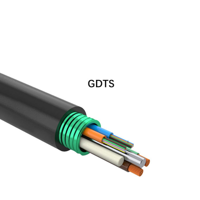 PE Jacket Outdoor GDTS PSP Armored Hybrid Optical Fiber and Electrical Cable Ideal for Telecommunication