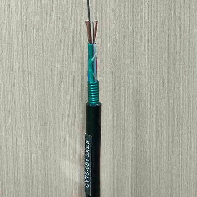 PE Jacket Outdoor GDTS PSP Armored Hybrid Optical Fiber and Electrical Cable Ideal for Telecommunication