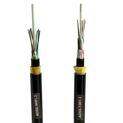 All Dielectric Self Supporting Fiber Optic Cable 24 Core Span 1000m FIBER TYPE G652D/G657A1 A2 For Network Infrastruction