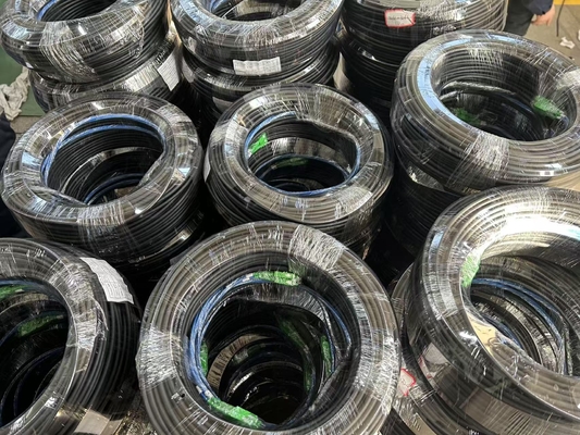 Pre-connected 1 Core G657A1 FTTH Drop Cable Patch Cord with SC UPC APC Connectors 50M 100M