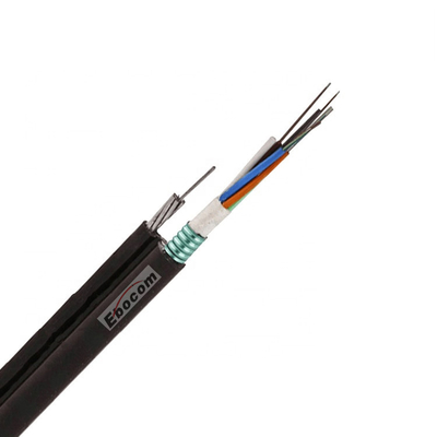 Außenfig8 GYTC8S Stahldraht Glasfaser-Einzelmoduskabel mit Mehrkern Schwarz 2 bis 96 Kerne