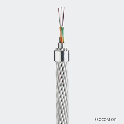 OPGW Ground Wire Fiber Optical Cable 2 24 166 288 Hilos For Aerial Comunicacion