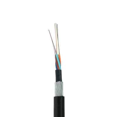 GYTA 6-Kern G652D Außenkabel mit optischen Fasern, Aluminiumband armiert, PE-Mantel, geeignet für Kanal- und Direktverlegung