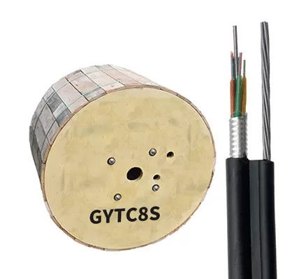 GYTC8S Abbildung 8 Gepanzertes Glasfaserkabel 4 6 8 12 24 Kern für Außenkommunikation
