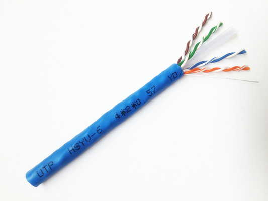 CAT-6a FTP UTP CAT6 Lan-Kabel CAT 6 24AWG Kupferdraht, der für den Schalteranschluss angeschlossen ist