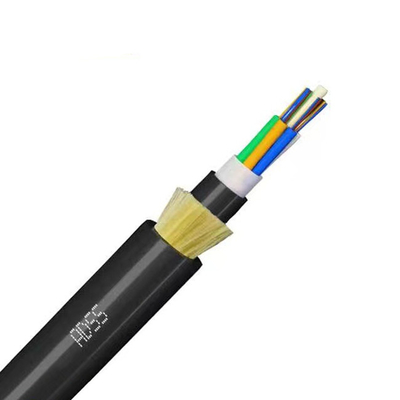 ADSS 48 Kern-Einzelmodus-Glasfaserkabel G652D Loose Tube Design PE Außenmantel für die Installation von Oberleitungen