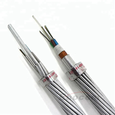 OPGW48B1-50 Oberleitungs-Bodenkabel 24 48 72 96Kern für Tower 220KV Netzwerkkommunikation